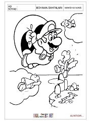 Mario And Sonic boyama sayfaları